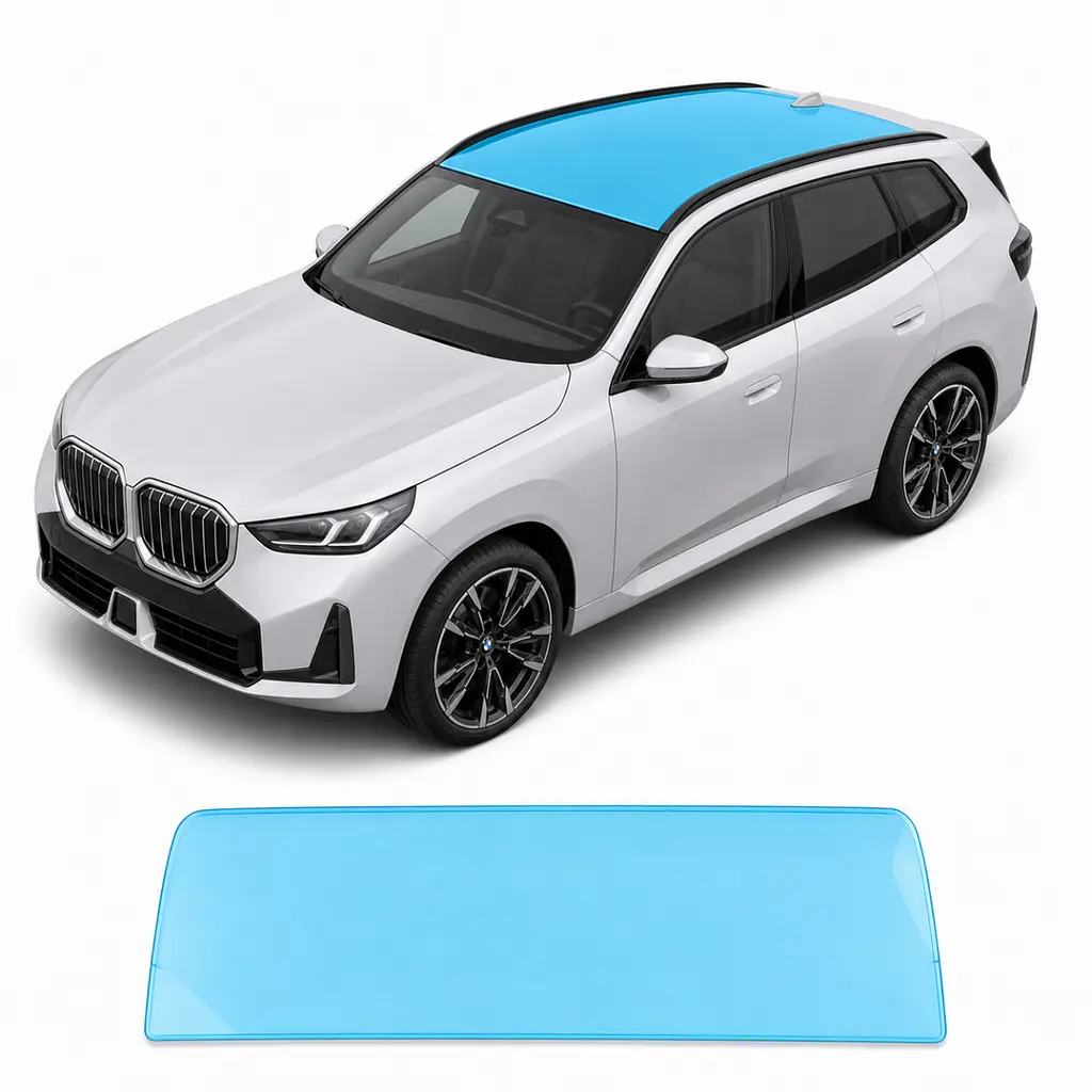 Антигравійна захисна бронеплівка за лекалами для BMW X3 G45 2024- зона даху