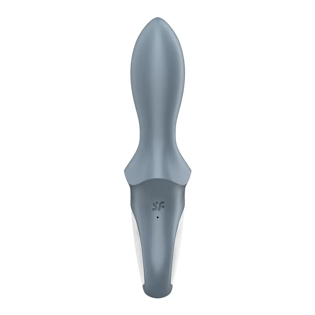 Вібратор Satisfyer Air Pump Booty 1, 17.5 см (сірий) - фото 3
