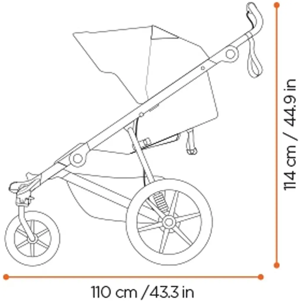 Детская коляска Thule Urban Glide 4-wheel Mid Blue [10101984] [107666] - фото 12