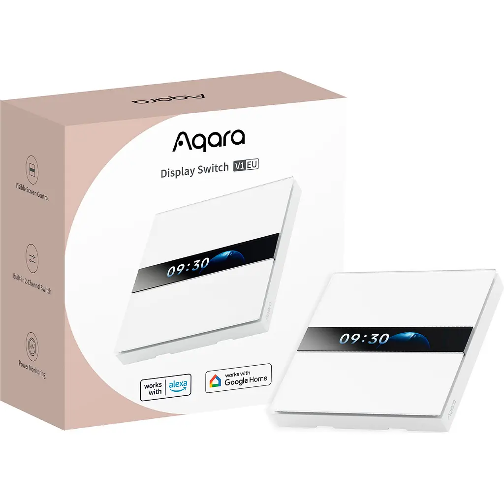 Умный выключатель Aqara V1 Smart Home Display Switch (WS-K02D) [128562] - фото 3