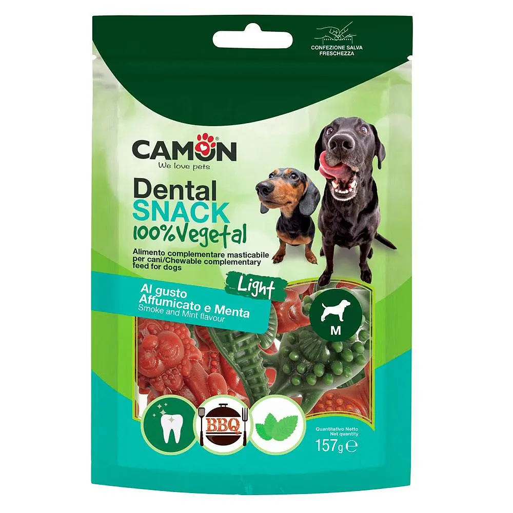 Ласощі для собак Dental Snak Mix, морські тварини із солодкої картоплі з томатом та м'ятою, 6.5 см, 157 г
