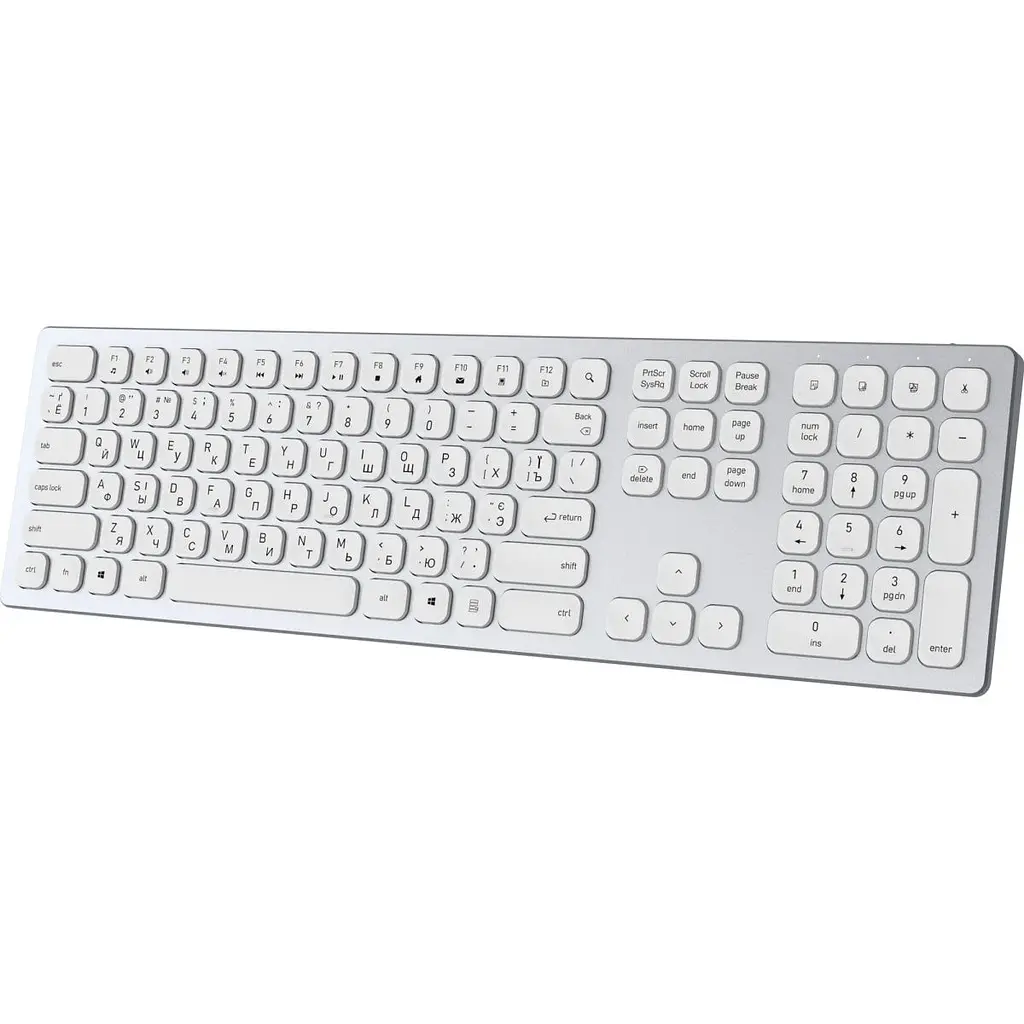 Клавіатура OfficePro SK1550 Wireless White SK1550W [128855] - фото 3