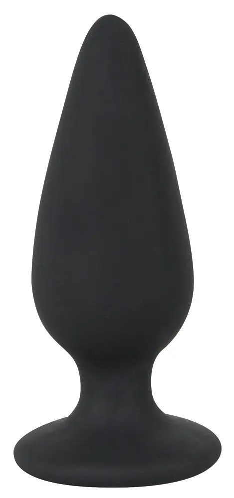 Анальна пробка Black Velvets Heavy Plug Medium чорна - фото 7