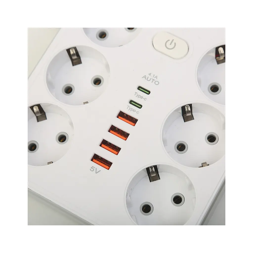 Мережевий фільтр живлення XoKo XK-SP-6-4-2-WH - фото 3