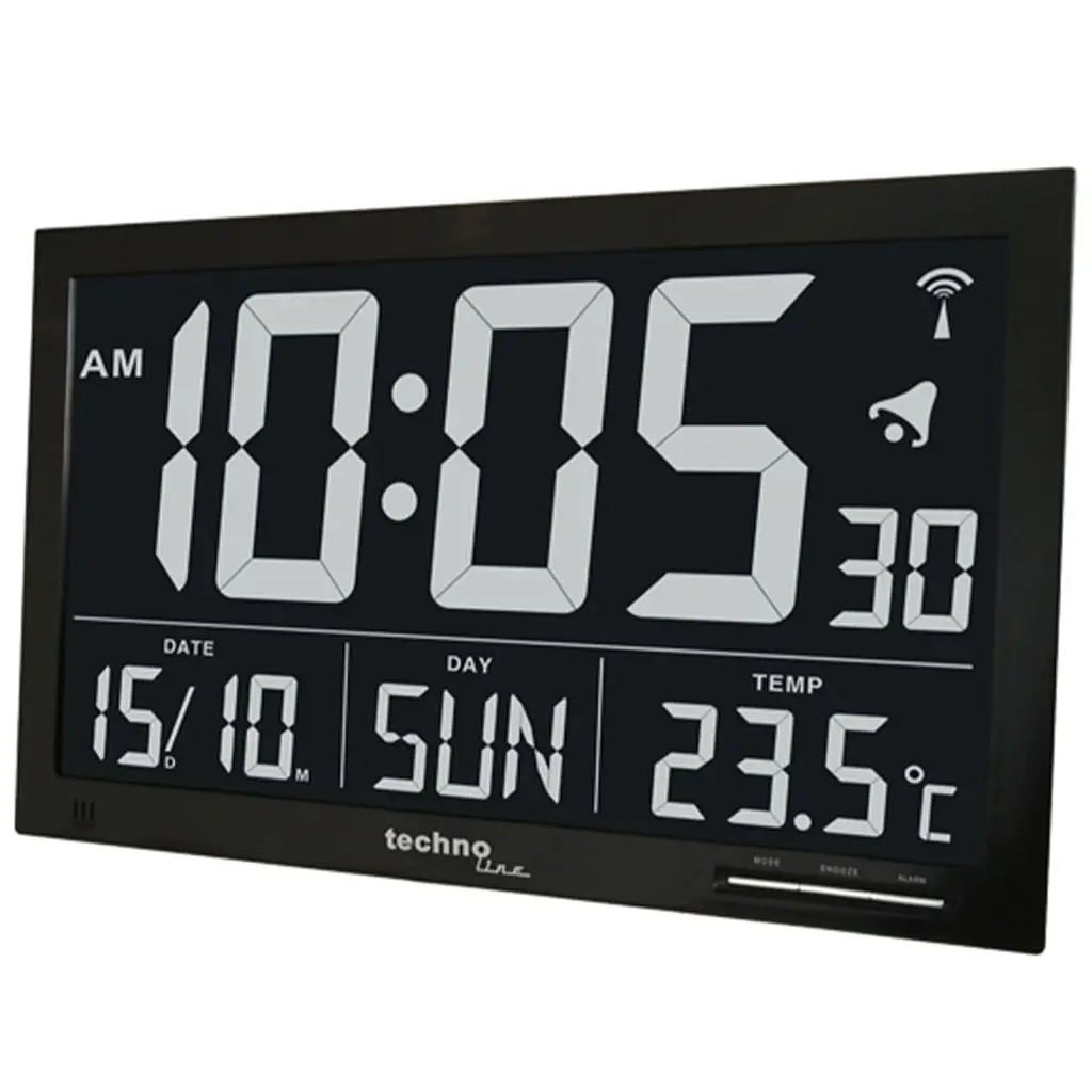 Настінний годинник Technoline WS8007 Black (WS8007) - фото 5