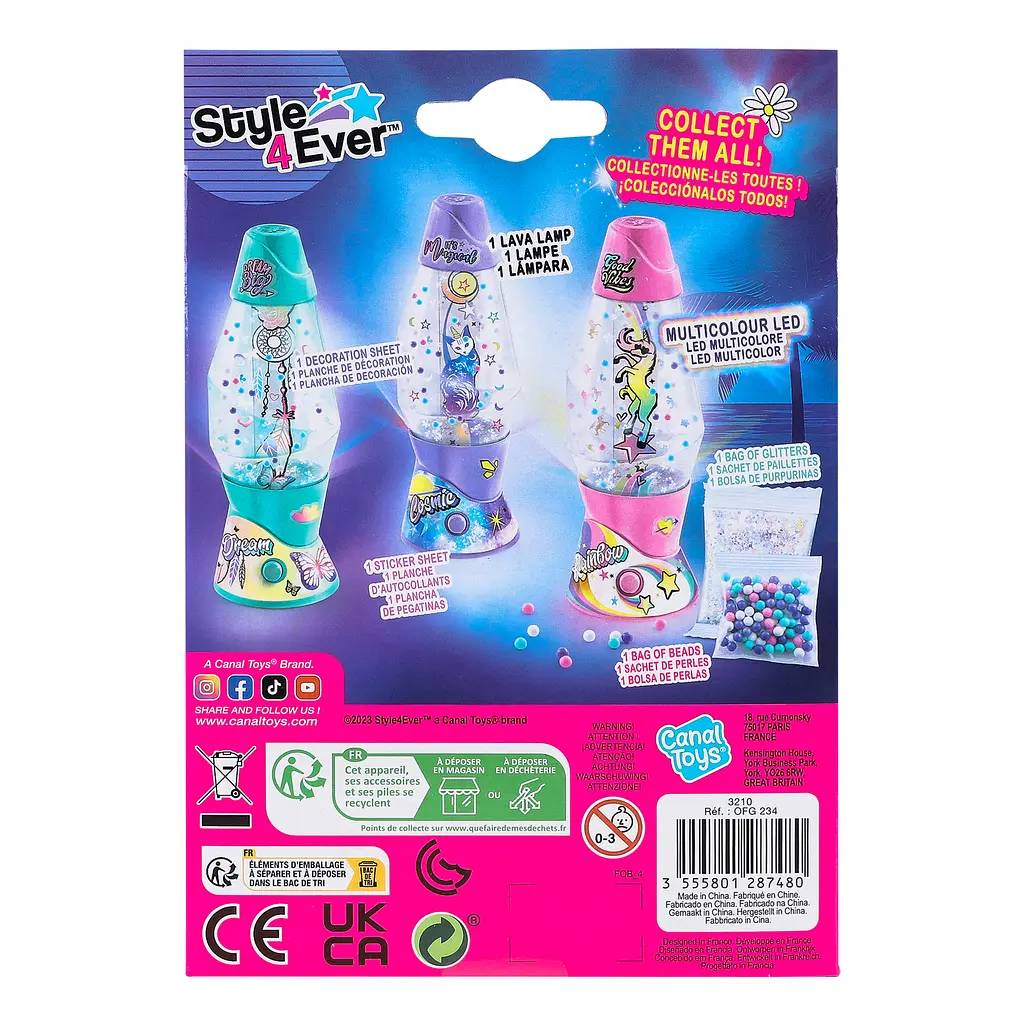 Набір для творчості Canal Toys Style 4 Ever Mini Lava Lamp (OFG234) - фото 5
