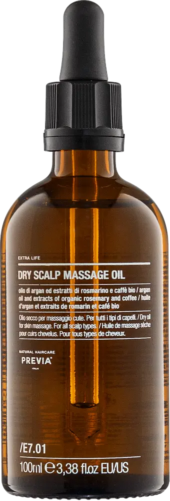 Масажна олія для шкіри голови Previa E7.01 Dry Scalp Massage Oil 100 мл - фото 4