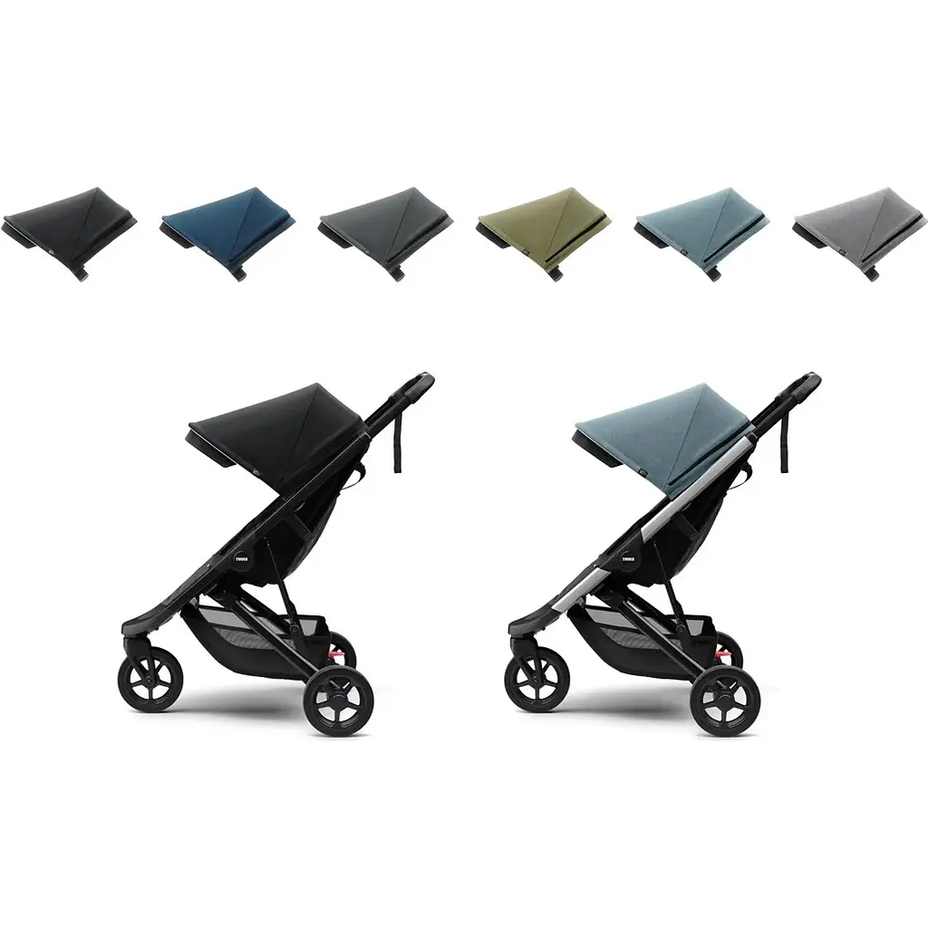 Детская коляска Thule Spring Midnight Black on Black [11000025] [107639] - фото 10