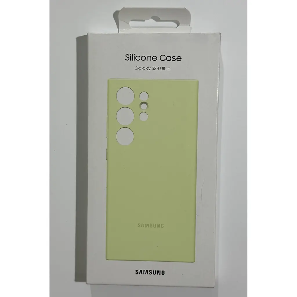 Оригінальний силіконовий чохол Samsung Silicone Case для Samsung Galaxy S24 Ultra (S928) Light Green EF-PS928TGEGWW - фото 5