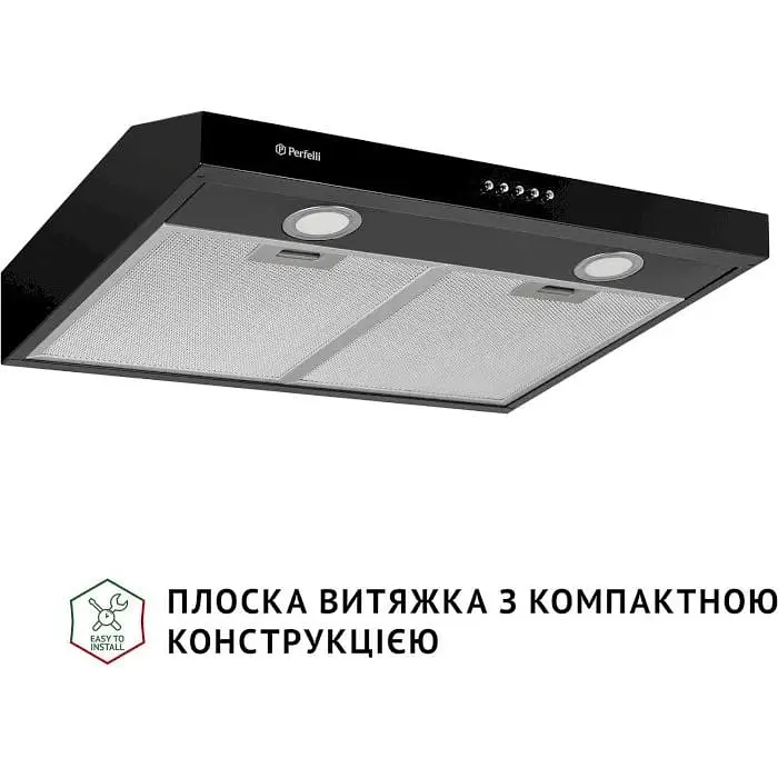 Витяжка пласка Perfelli PL 6002 BL LED - фото 2
