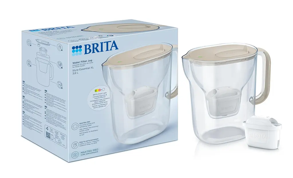 Фільтр-глечик Brita Style Essential XL Mxpro пісочний (1061055)
