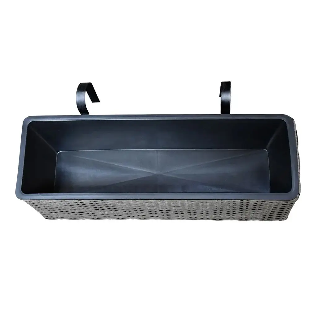 Кашпо Engard балконное из искусственного ротанга 60x18x18 см (HA-13) - фото 2