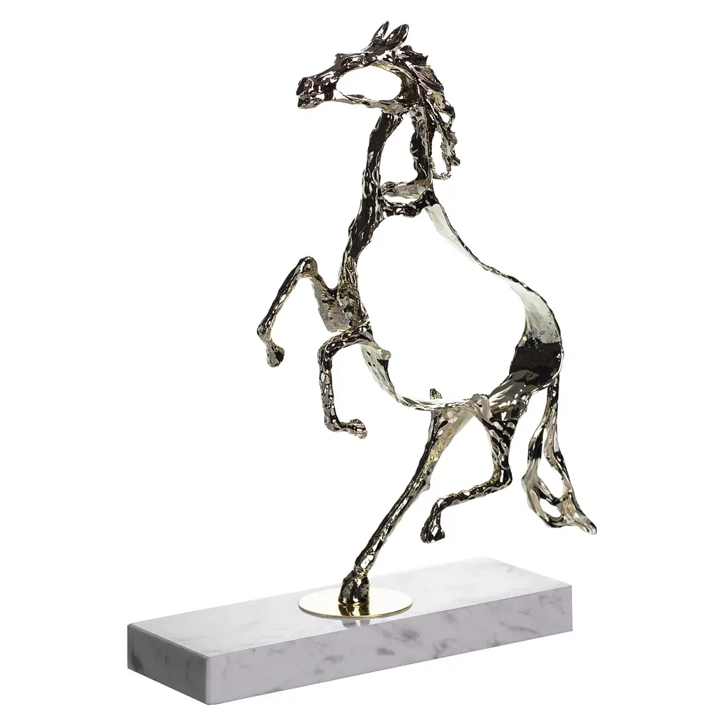 Декоративна фігурка Yiwu Horse 28х8.5х34 см металева статуетка колекційна для дому настільний декор HP-7-8 - фото 6