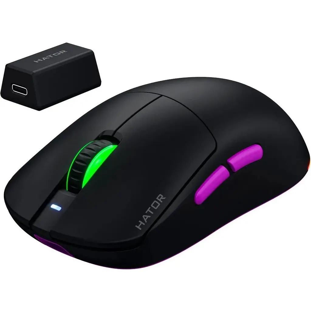 Миша Hator Quasar 3 Ultra 8K Wireless Black/Violet (HTM770) [127982] - фото 2