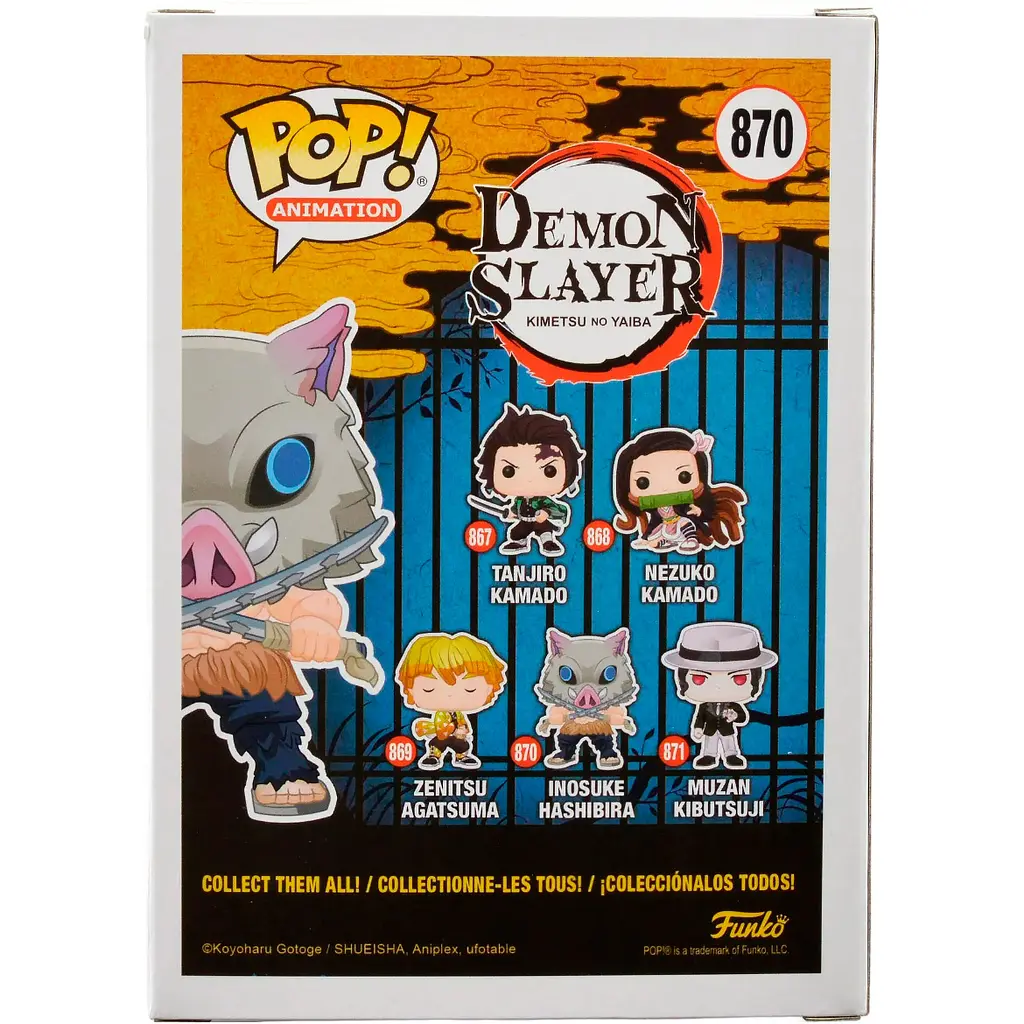 Фігурка Funko Pop! Demon Slayer: Іноске Хашибіра з мечами 9.6см (49011) [118190] - фото 3