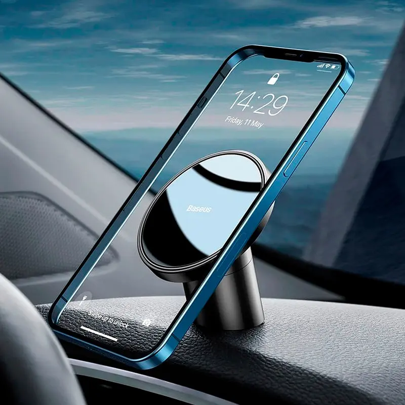 Автомобільний утримувач холдер Baseus Magnetic Car Mount SULD-01 Black - фото 3