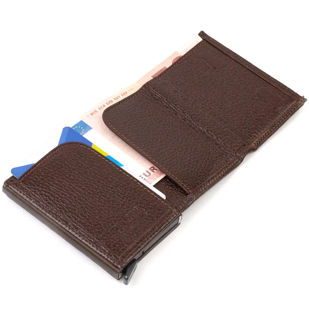 Чоловічий шкіряний картхолдер Canpellini 6.5х9х2 см acs0025902 - фото 5