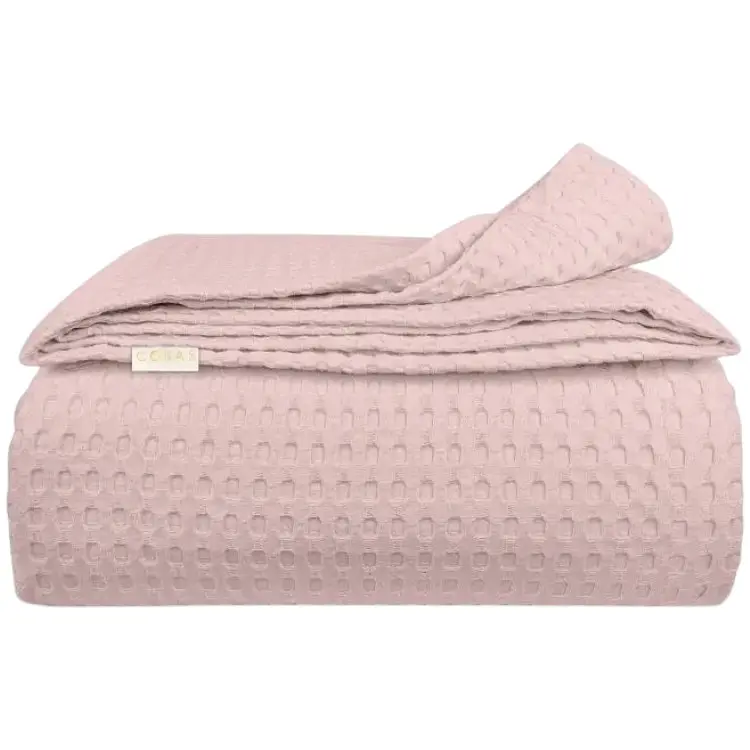 Плед покривало Cosas Sakura Waffle Weave 240х260 см (Blanket_1103Sakura_WaffleWeave_240x260)