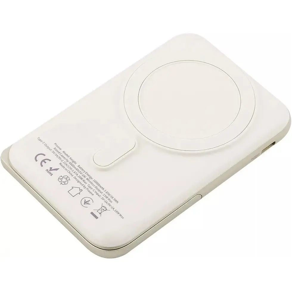 Зовнішній акумулятор Proove Knight 10000mAh 20W Beige (PBGI20012214) [115579] - фото 3