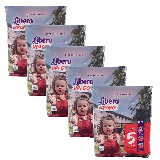 Підгузки-трусики Libero UP & GO 5 Junior (10-14 кг) 120 шт
