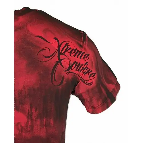 Футболка Xtreme Couture by Affliction T-Shirt Headhunter Red Tattoo Biker 4XL - фото 3