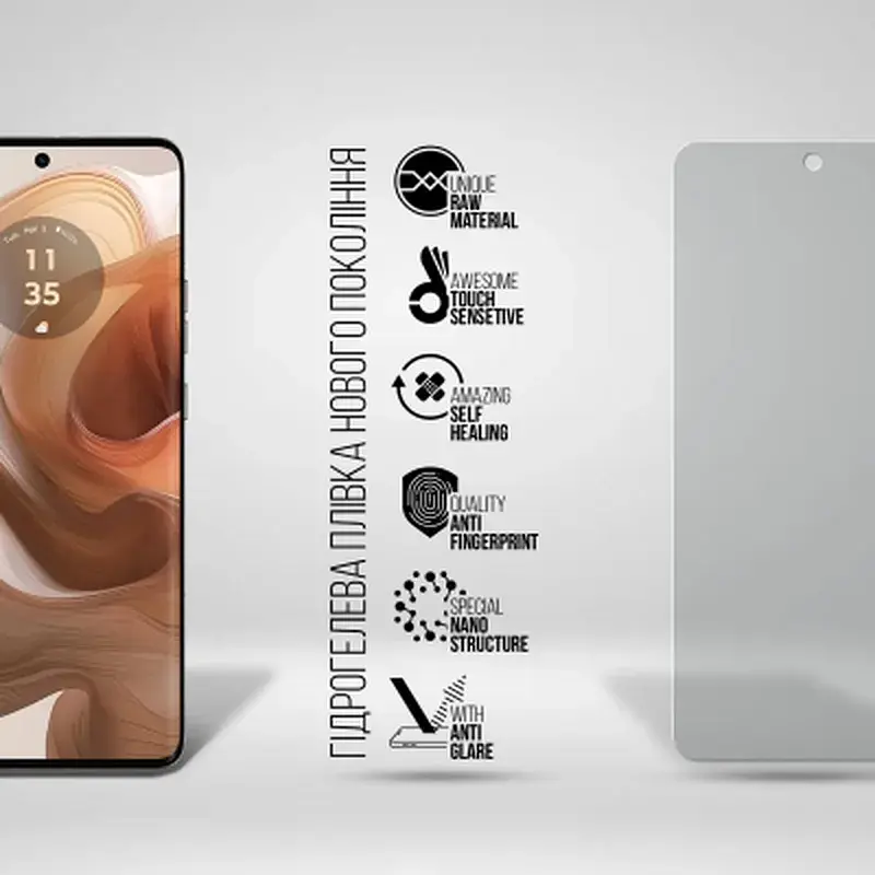 Плівка захисна Armorstandart Matte Motorola Edge 50 Ultra (ARM77218) - фото 2