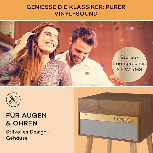 Проигрыватель винила Auna Berklee TT Case (10040462) - фото 3