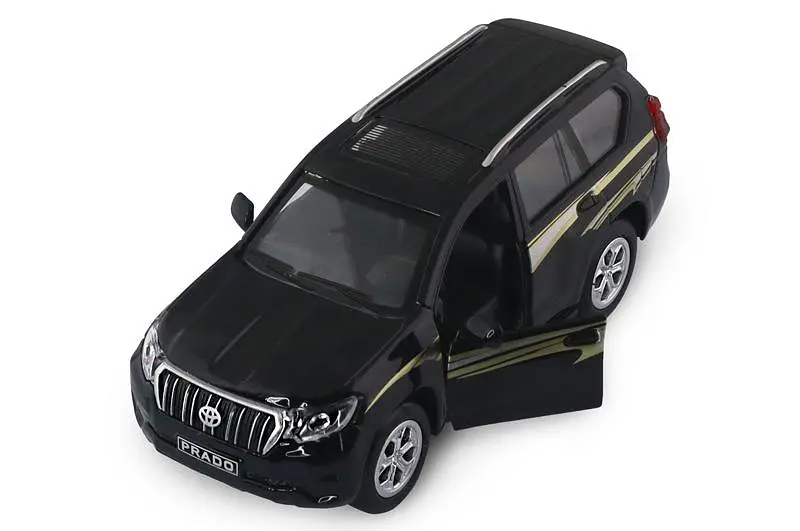 Іграшкова машинка позашляховик Land Cruiser Prado TechnoDrive KM6189D чорний - фото 2