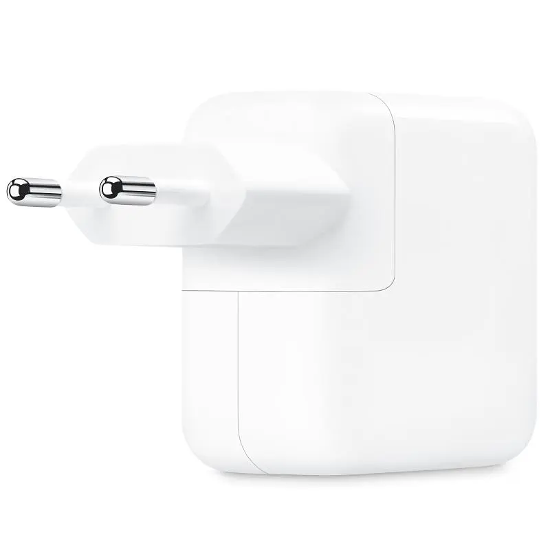 МЗП Brand_A_Class 35W Dual Power Adapter for Apple (2USB-C) (AAA) (box) White - фото 2