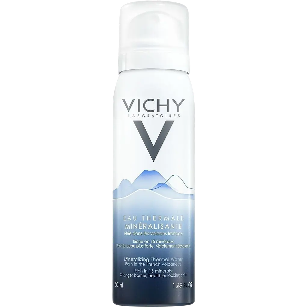 Набір Vichy: сонцезахисний ультралегкий зволожувальний флюїд Capital Soleil UV Aqva SPF 50 50 мл + термальна вода для догляду за шкірою 50 мл + косметичка Vichy 13x21x11 см помаранчева  - фото 9