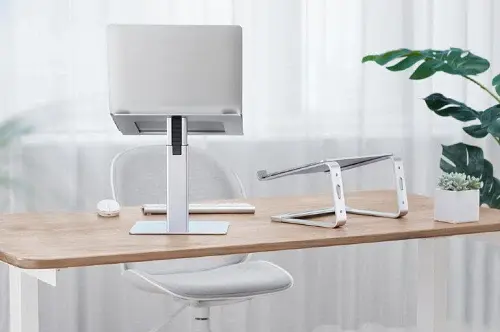 Підставка для ноутбука до 15.6" Gembird NBS-D1-02, Silver, алюмінієва, 225 - 380 мм - фото 4