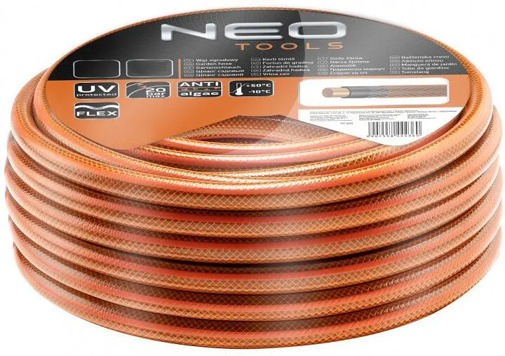 Шланг садовий Economic, 1/2", 50м, 4 шари, до 20бар, -10…+50°C Neo Tools sad0001898 - фото 2
