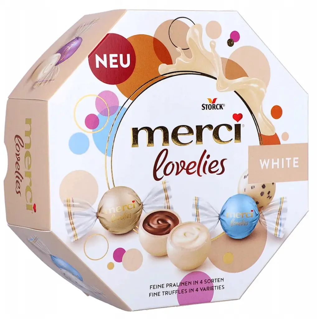 Цукерки Merci Lovelies White 185г - фото 2