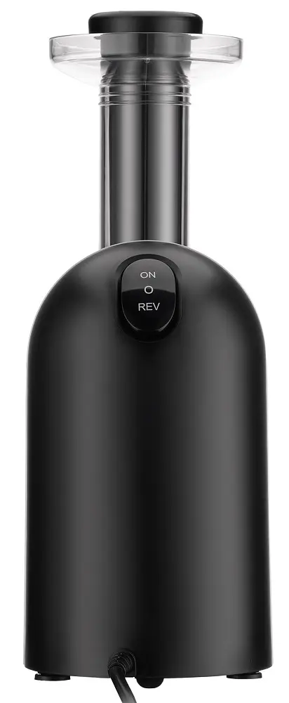 Соковитискач Ardesto JEG-1500S, Black, шнекова, 200Вт, повільне віджимання 90об/хв, ємність для соку 400мл, ємність для м'якоті 700мл, крапля-стоп, малошумний двигун, реверс, щіточка для очищення - фото 6
