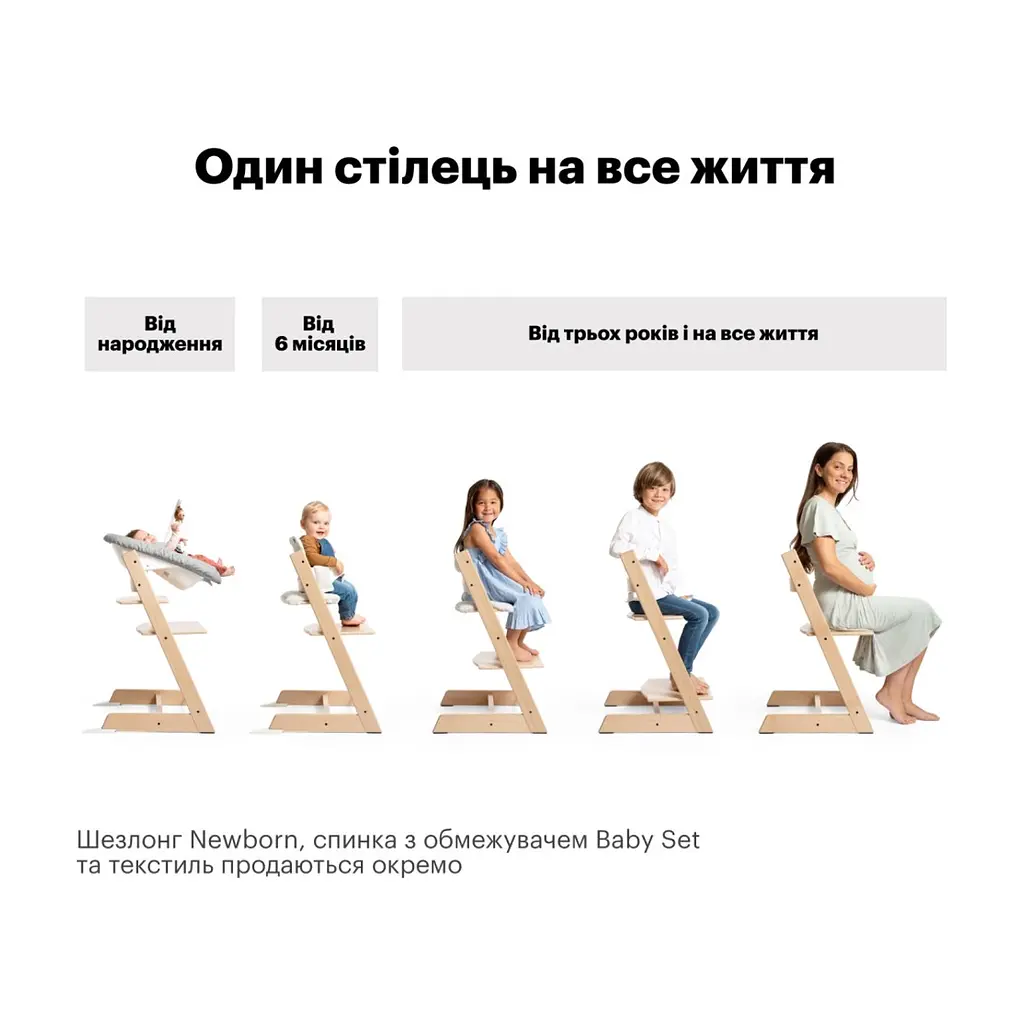 Стілець для годування Stokke Tripp Trapp, Natural (натуральний) (100101) - фото 7