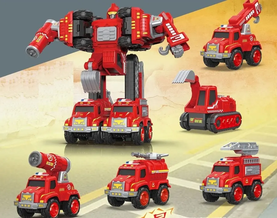 Транформер Urmywo Пожежник (0783-370) - фото 3