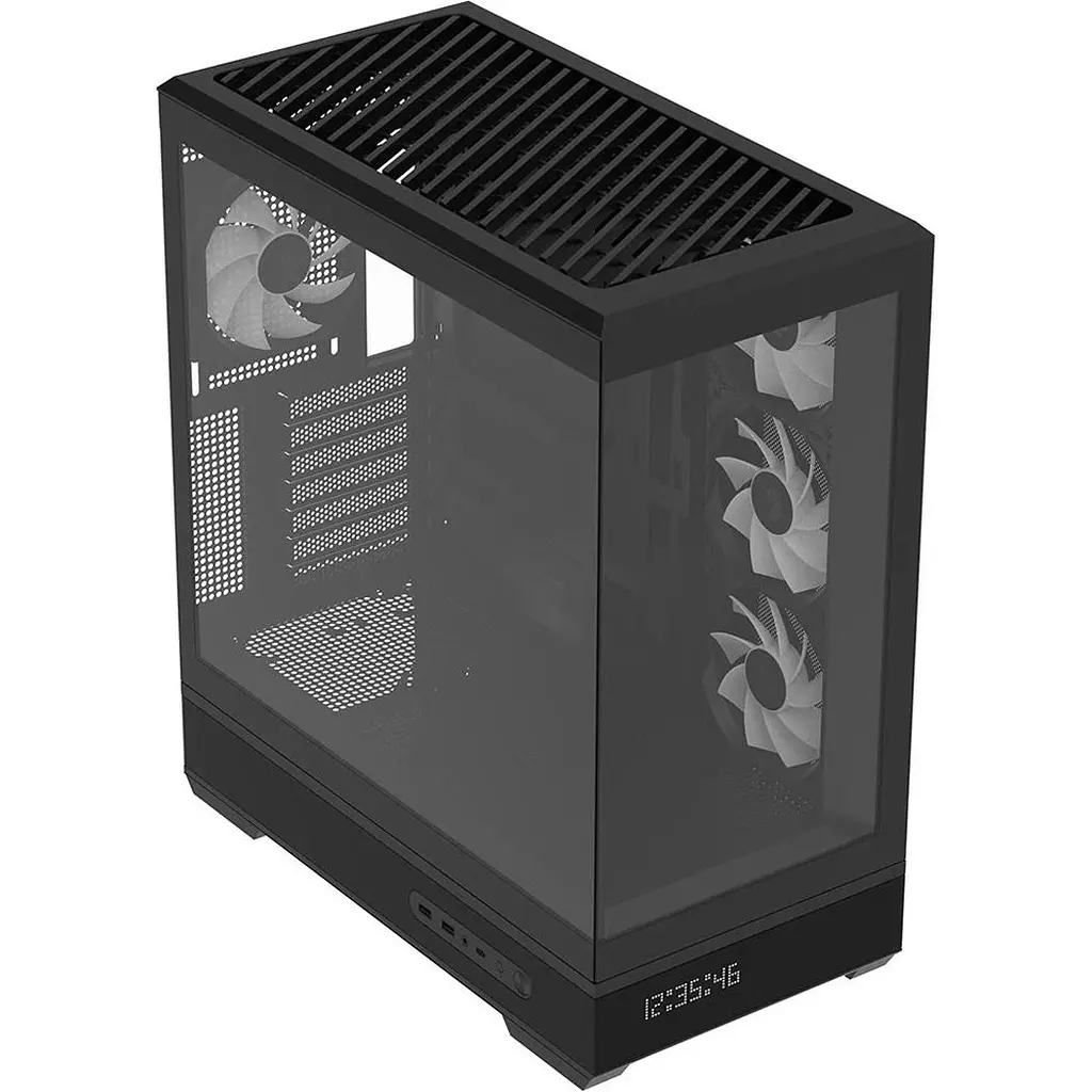 Корпус AeroCool P500B-Digi-BK-v1 чорний (ACCM-PN09143.11) [173290] - фото 3
