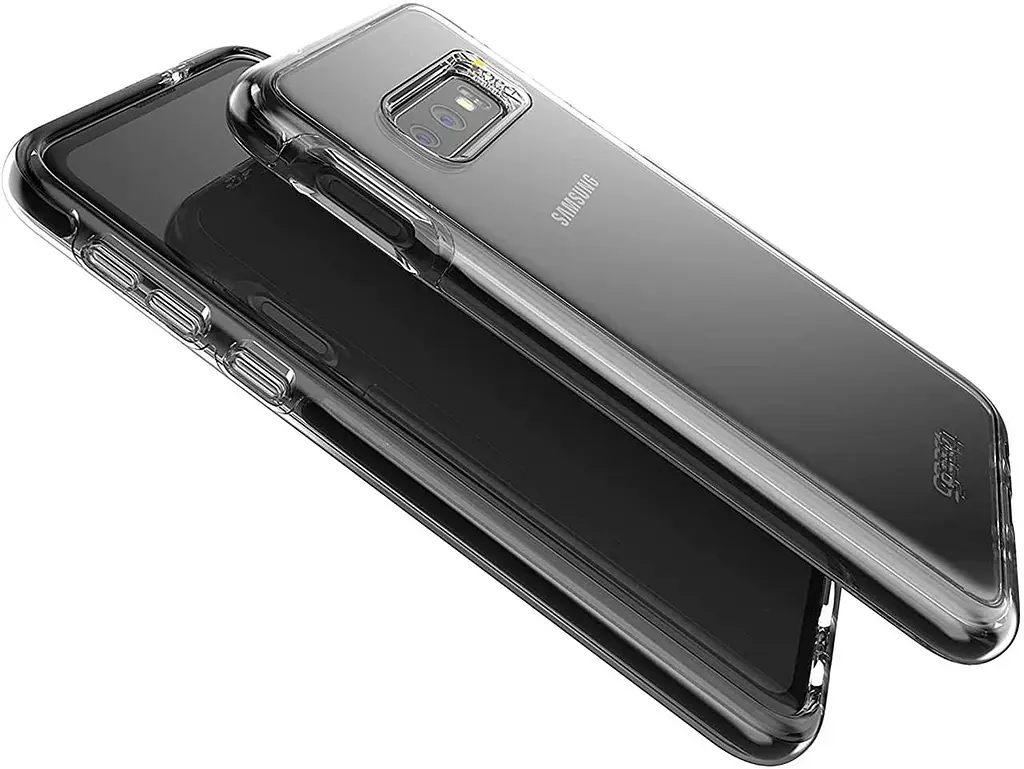 Протиударний прозорий чохол GEAR4 Piccadilly D3O з антимікробним покриттям для Samsung Galaxy S10e Clear Black - фото 8
