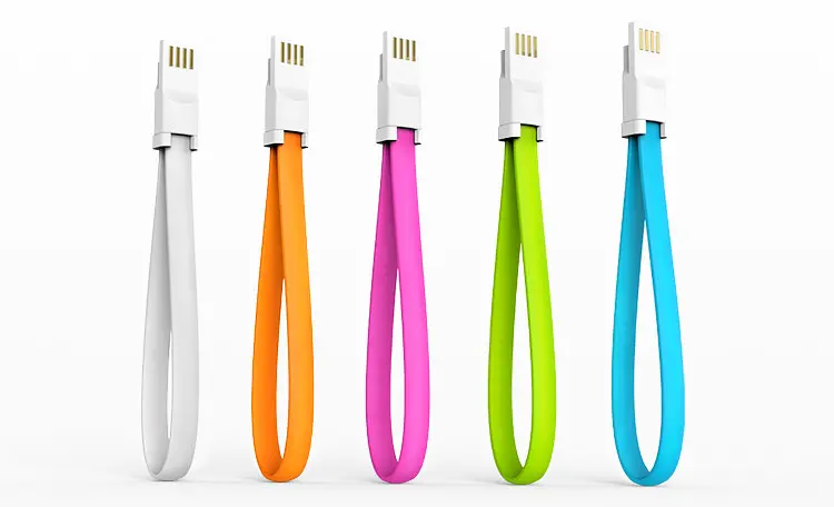 Кабель KingMi Colorful Cable USB to MicroUSB 2A 0.2m KSCDX11QM-GY Grey - фото 2