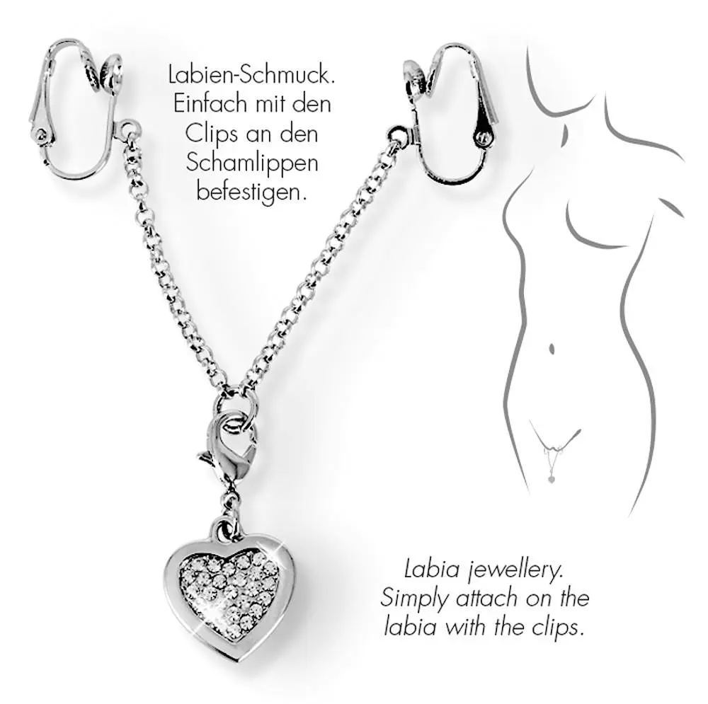 Затискач для клітора Intimate Heart-shaped Chain Orion 42-07707520000 98931 - фото 6