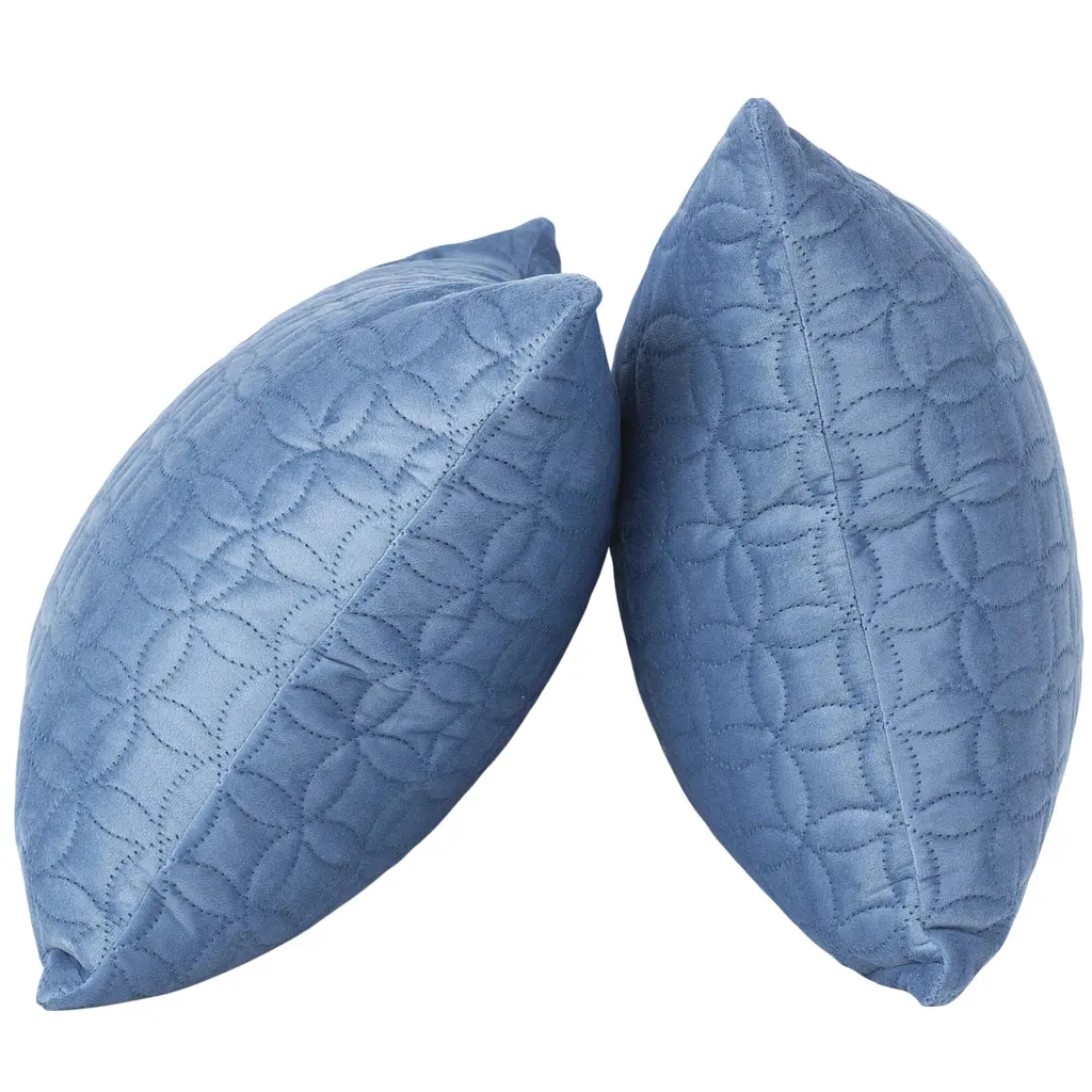Наволочка декоративна ТЕП Velour Мозаїка 45х45 см синій (2-05175_36298) - фото 3