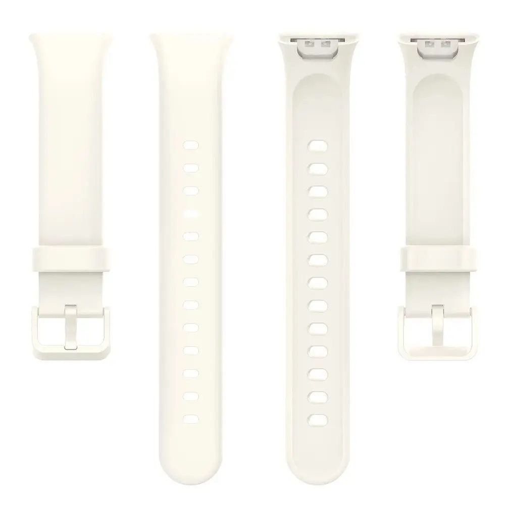 Силіконовий ремінець Tamister для Xiaomi Mi Smart Band 7 Pro Cremy white - фото 2