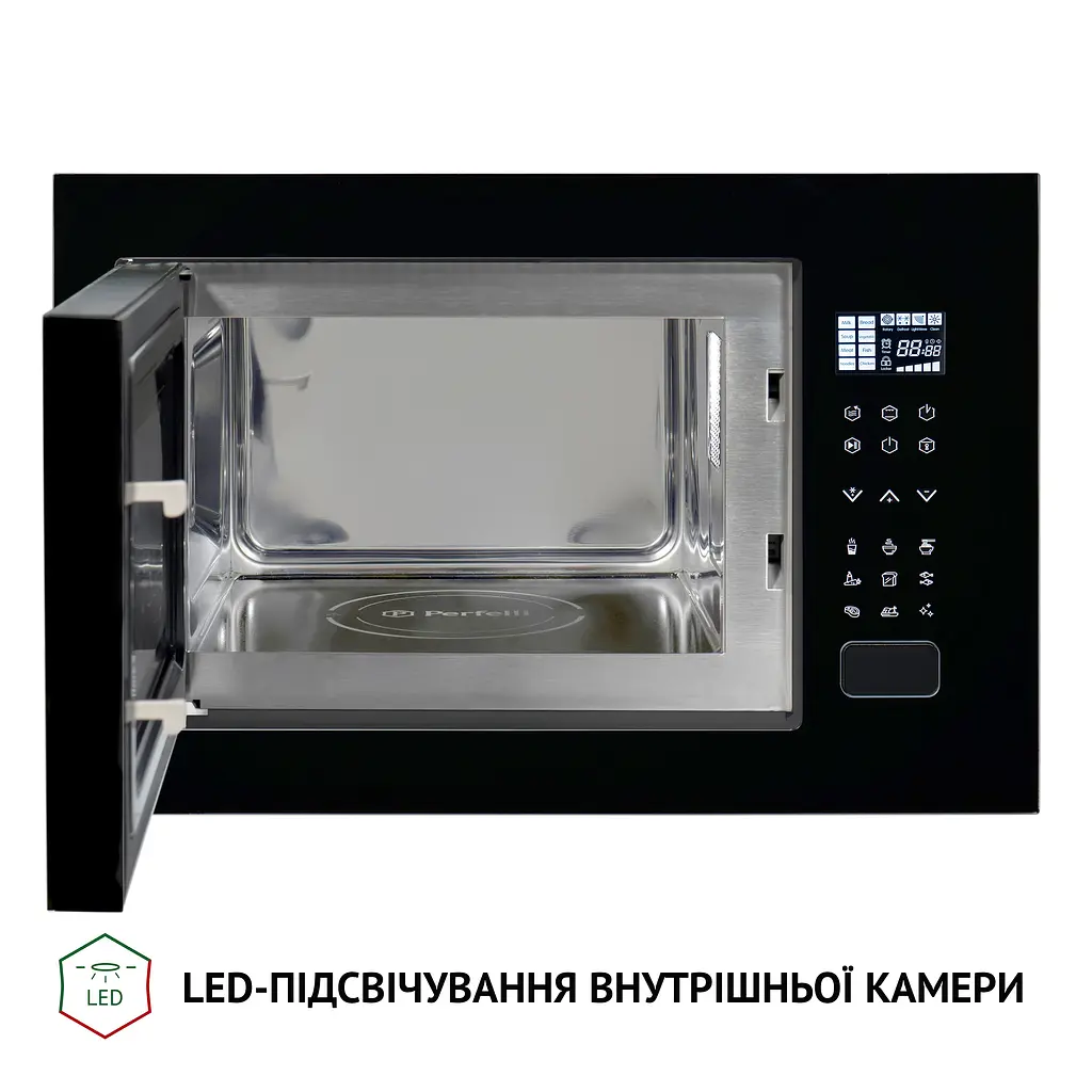 Мікрохвильова піч вбудована Perfelli BM 255S GLB - фото 5