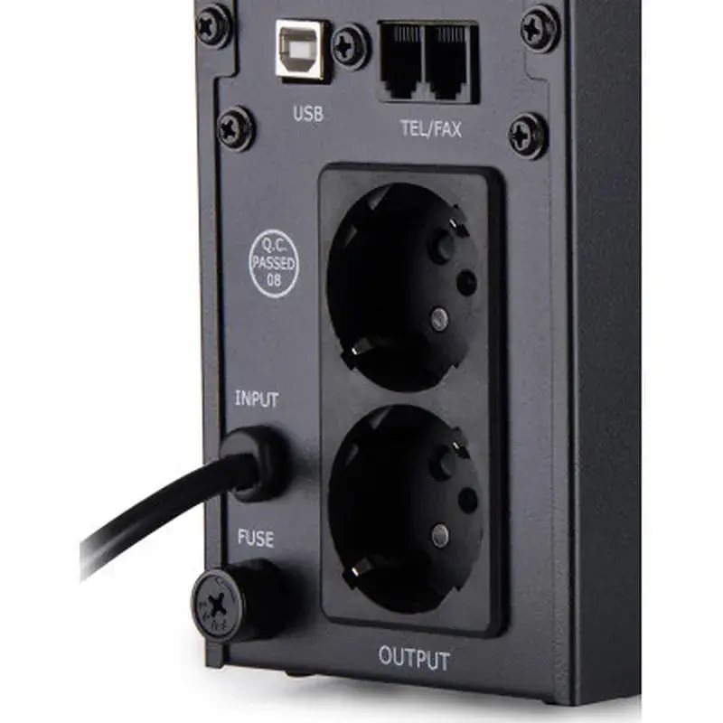 Пристрій безперебійного живлення Vinga LED 800VA metal case with USB (VPE-800MU) - фото 8