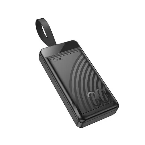 Внешний аккумулятор Hoco J123B Element 22.5W+PD20W с LCD и LED-lamp 30000 mAh черный - фото 3
