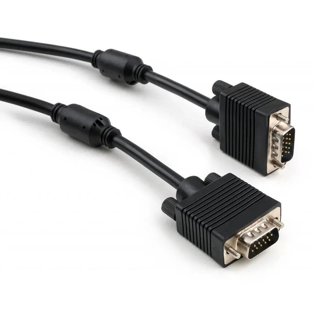 Кабель мультимедійний VGA M to VGA M 10.0m Vinga (VCPVGAF10BK)