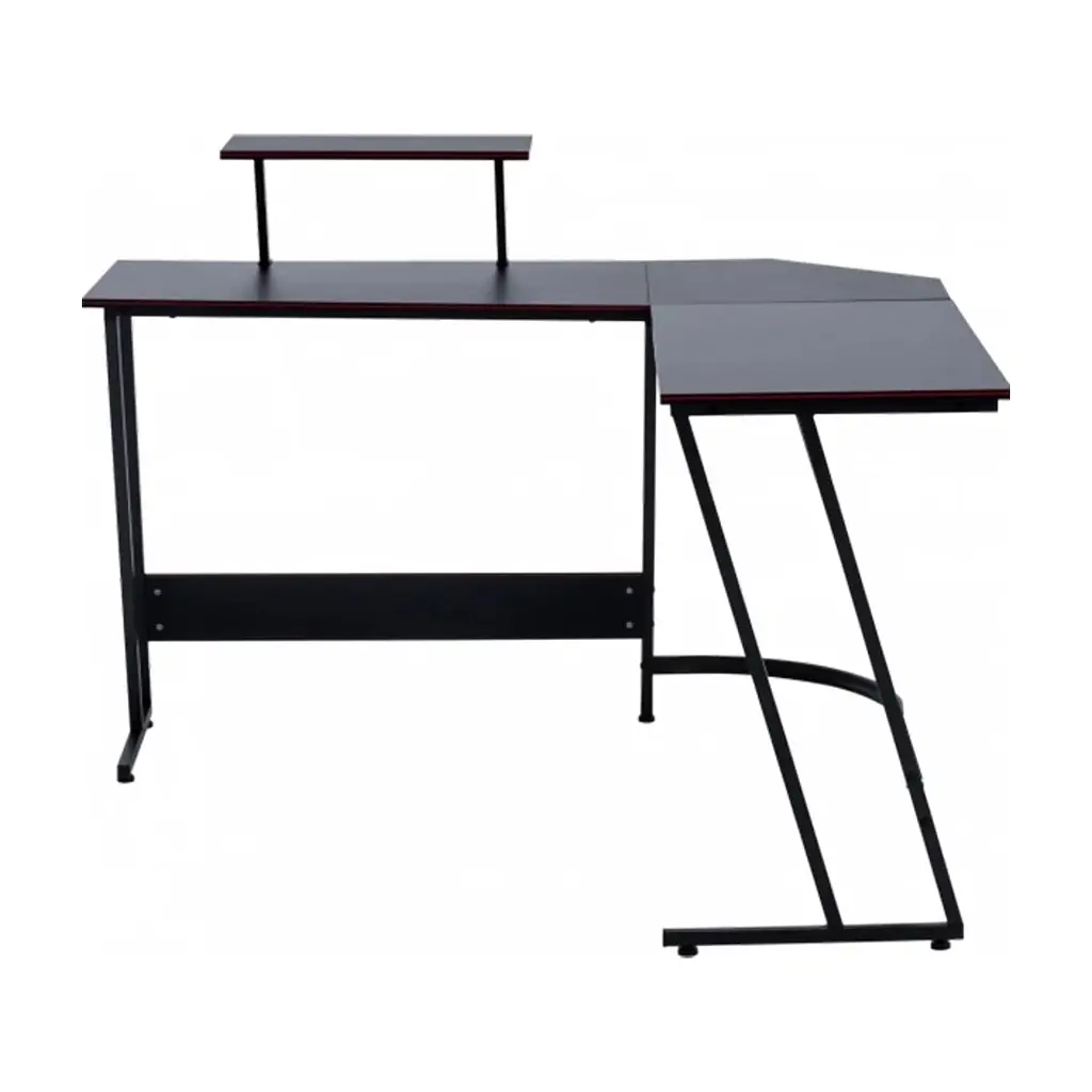 Комп'ютерний стіл GT Racer T-1741 Black (T-1741 (130x130x45x73) Black) - фото 5