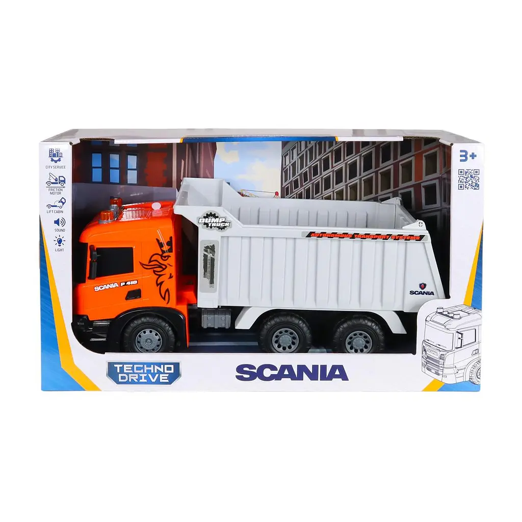 Автомодель серії "Super Big Truck" – САМОСКИД SCANIA (світло, звук) TechnoDrive 5002KS - фото 6