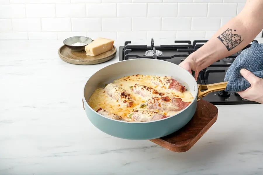 Сотейник з кришкою GreenPan Padova з керамічним покриттям 28 см (CC002827-001) - фото 9