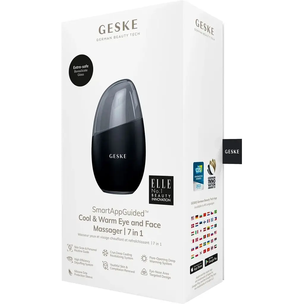 Масажер для обличчя GESKE Cool & Warm Eye and Face Massager 7в1 Black (HB0286) [176758] - фото 7
